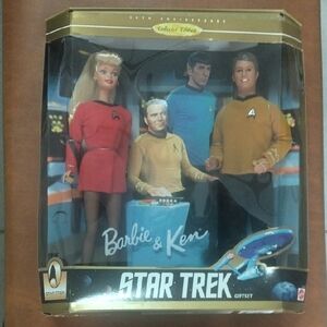 1996 Barbie And Ken Star Trek Collector's Edition Set